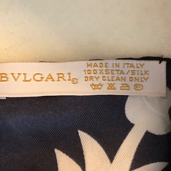 BULGARI SILK SCARF - Picture 12 of 13